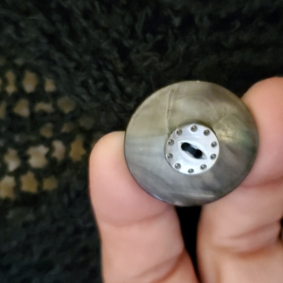 Amy Brill Black Sweater Cardigan Size OSFM - Picture 4 of 5